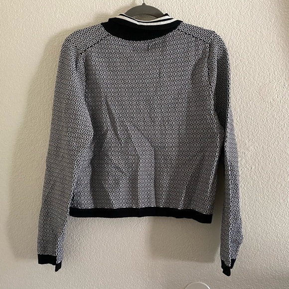 Anthropologie Maeve Plunging Polo Cardigan - Picture 4 of 9